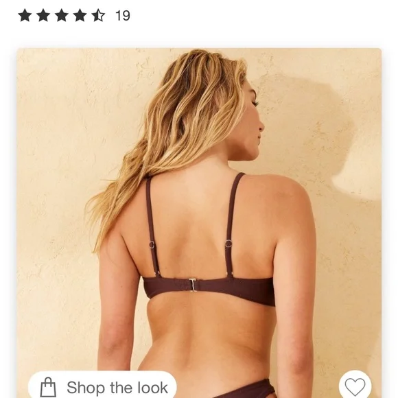 Wild Fable Brown Bikini Top - Picture 3 of 5